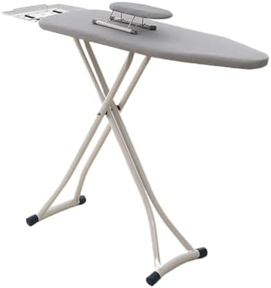 La table de repassage associe un format compact a une structure pliante