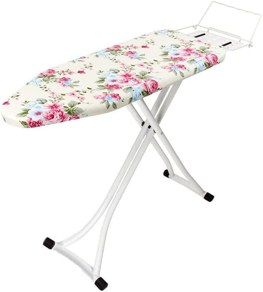 La table de repassage active qui se replie apres usage, avec une hauteur reglable