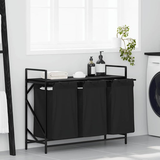 Ce trieur a linge qui se replie apres usage, avec un sac amovible