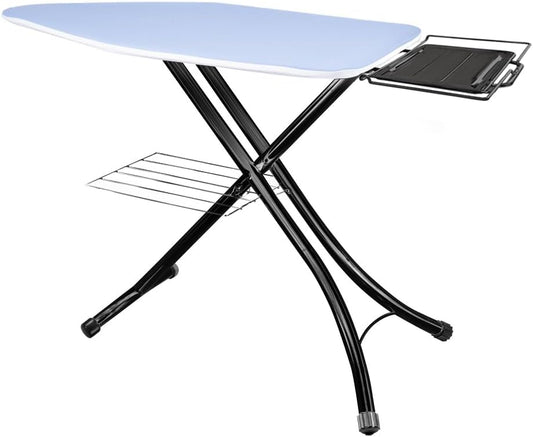 Choisissez une table de repassage avec un espace pour poser le fer avec une surface laissant passer la vapeur