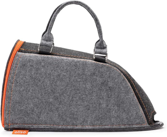 Choisissez ce fer de voyage avec poignee de maintien en coloris gris