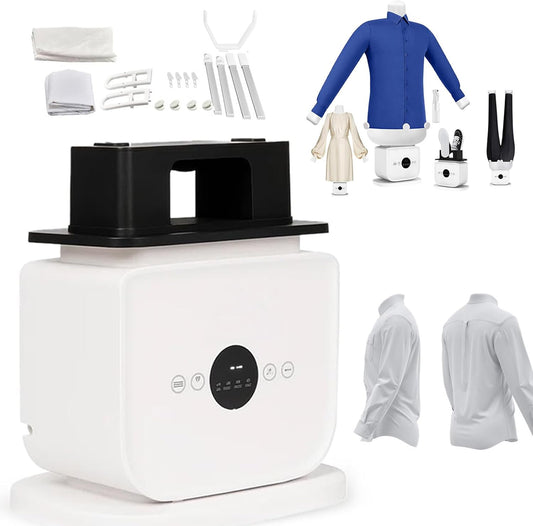 Le mannequin de repassage avec controle de surchauffe dispose aussi d'un format compact